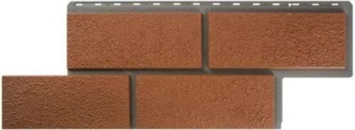 Фасадная панель Альта-Профиль Неаполитанский камень - Терракотовый купить в Красном Холме