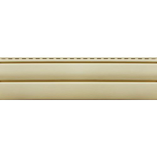 Виниловый сайдинг ю-пласт - серия "блок-хаус" (под бревно), кремовый купить в Красном Холме