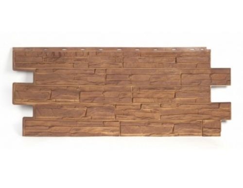 Фасадная панель T-Сайдинг-Альпийская сказка ЭКО-2 Орех купить в Красном Холме