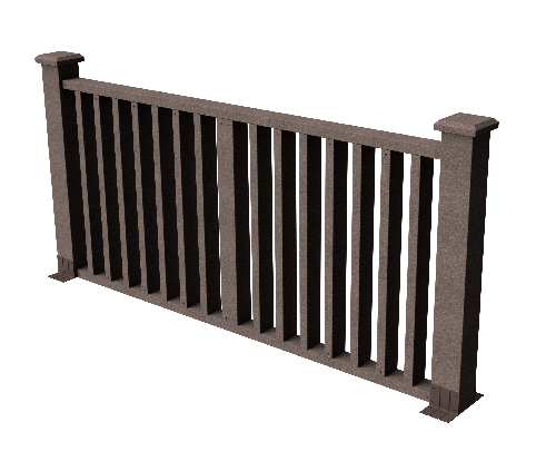 Ограждения декоративное ДПК GRINDERDECO Риальто венге купить в Красном Холме