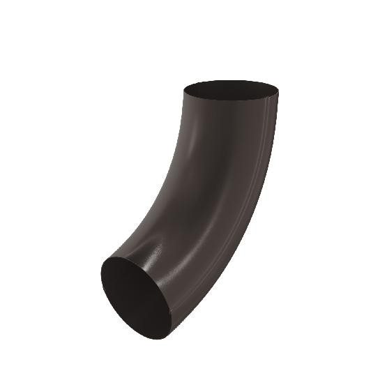 Водосток Aquasistem, система 125x90 - Колено трубы RR 32 Тёмно-Коричневый купить в Красном Холме