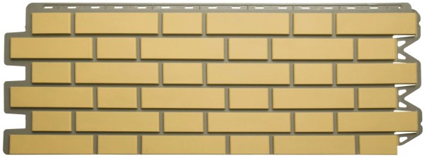 Фасадная панель Альта-Профиль, Кирпич Клинкерный, Желтый купить в Красном Холме