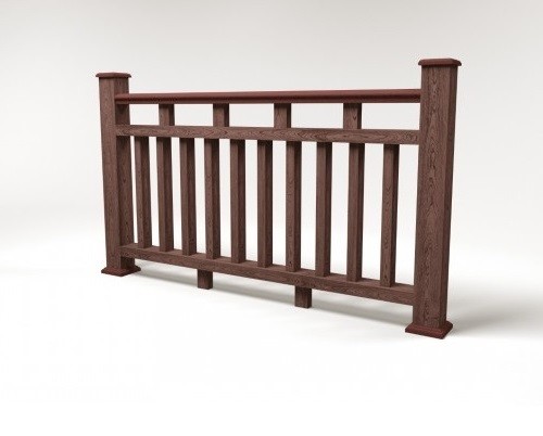 Ограждение из ДПК FG8 шоколад купить в Красном Холме