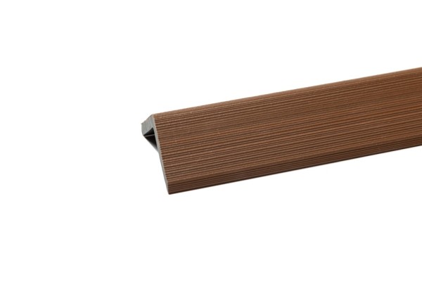 Уголок торцевой Ecodecking Скай коэкструзия 45х45х3000 Тик купить в Красном Холме