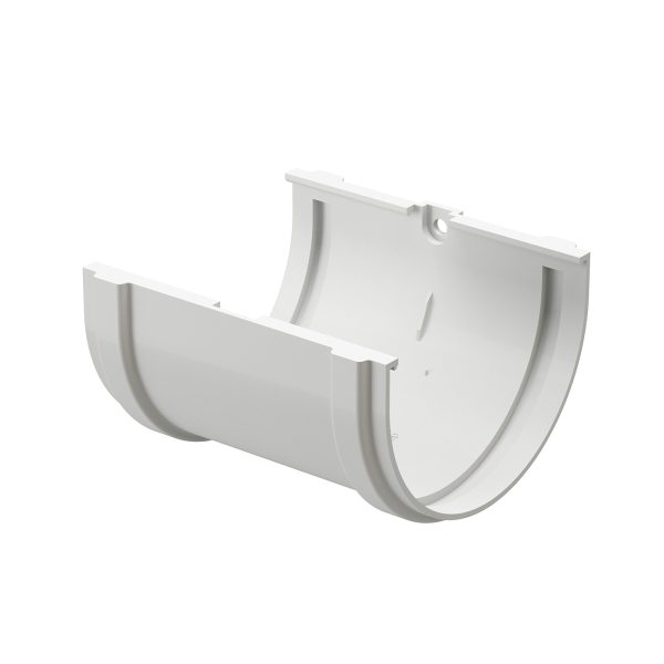 Соединитель желоба Docke Premium ПВХ - Пломбир купить в Красном Холме