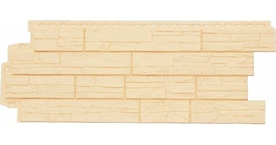 Фасадная панель Grand Line Сланец бежевый купить в Красном Холме