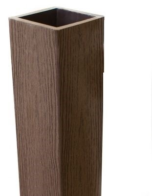 Столб опорный Woodvex Co-Extrusion Темно - Коричневый купить в Красном Холме