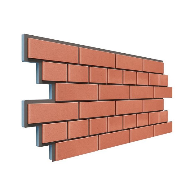 Фасадная термопанель Доломит кирпич 20мм Красный купить в Красном Холме