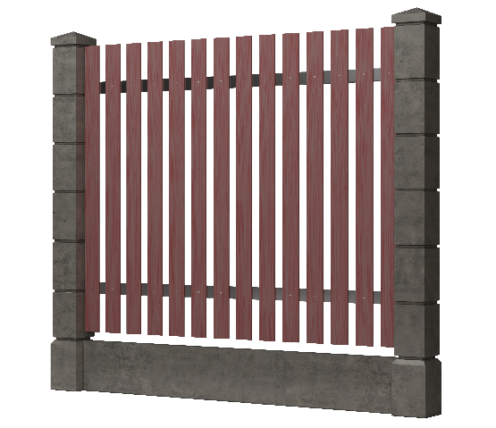 Заборная доска GRINDERDECO, ДПК, шлифованная Мербау купить в Красном Холме