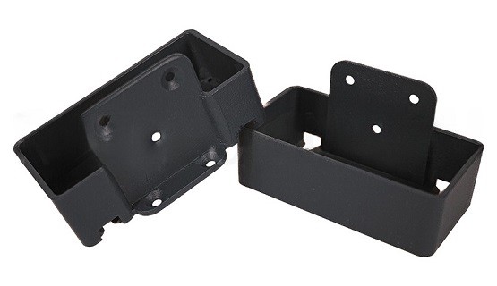 Крепление перил прямое из алюминия GardenParkett Графит купить в Красном Холме