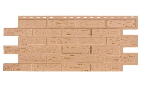 Фасадная панель T-Siding Кирпич Саман Эко Крем купить в Красном Холме