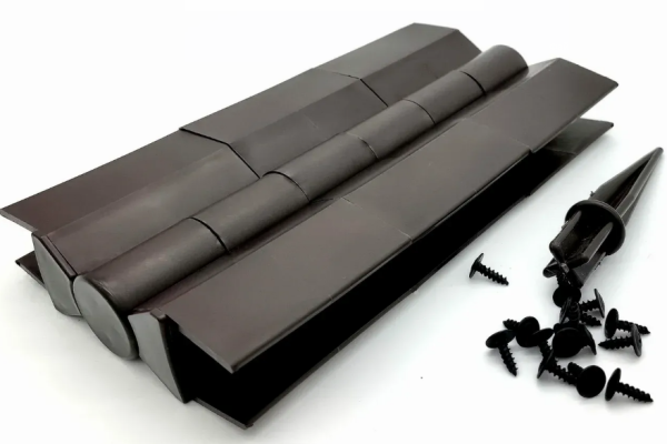 Угловой элемент поворотный, пластиковый от 60° до 300° для доски 225х30 мм из ДПК коричневый Holzhof  купить в Красном Холме