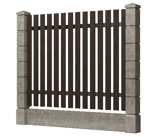 Заборная доска GRINDERDECO, ДПК, шлифованная Венге купить в Красном Холме