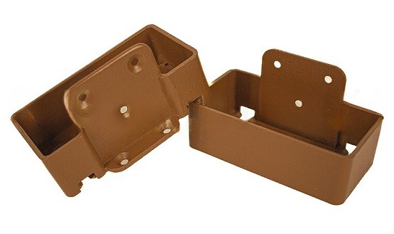 Крепление перил прямое из алюминия GardenParkett Орех купить в Красном Холме