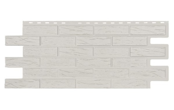 Фасадная панель T-Siding Кирпич Саман Эко Уайт купить в Красном Холме