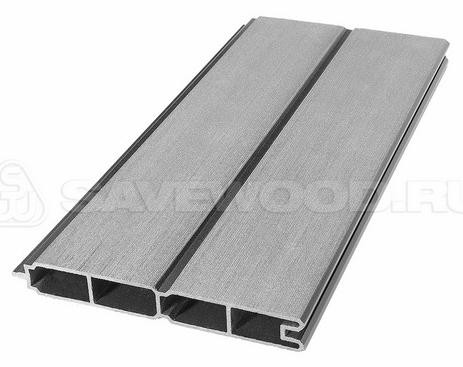 Заборный профиль из ДПК Savewood SW Agger матовый пепельный купить в Красном Холме