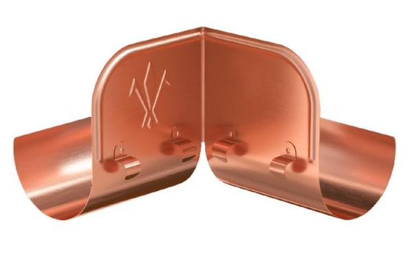 Водосток Aquasistem, система 150/100 - Ограничитель перелива угловой медный купить в Красном Холме