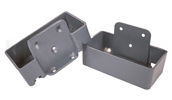 Крепление перил прямое из алюминия GardenParkett Серый купить в Красном Холме