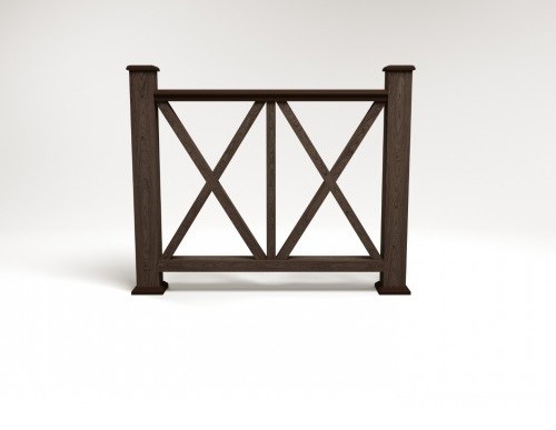 Ограждение из ДПК FG7 венге купить в Красном Холме