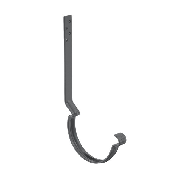 Водосток Aquasistem, система 125x90 - Крюк крепления желоба удлиненный RR 23 Маренго купить в Красном Холме